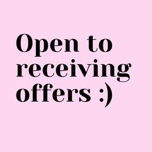 Hi there! I am open to receiving your offers :)